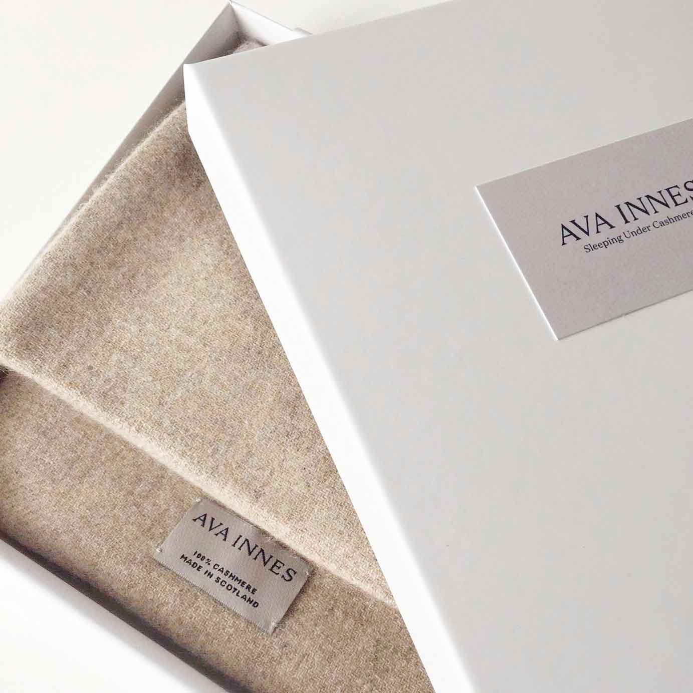 Luxury Cashmere Natural Hot Water Bottle Cover