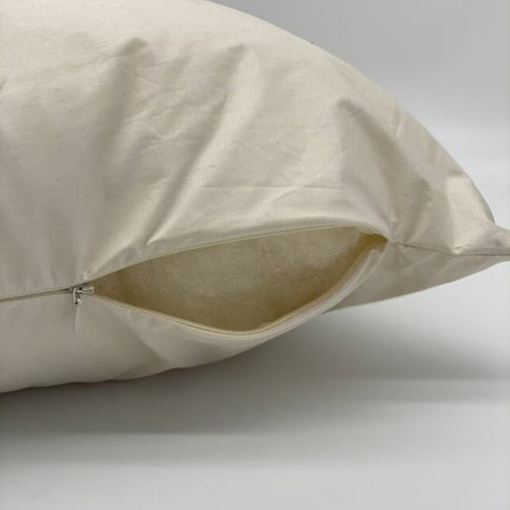 Luxury Bespoke Scottish Wool Bed Pillow + Additional Filling
