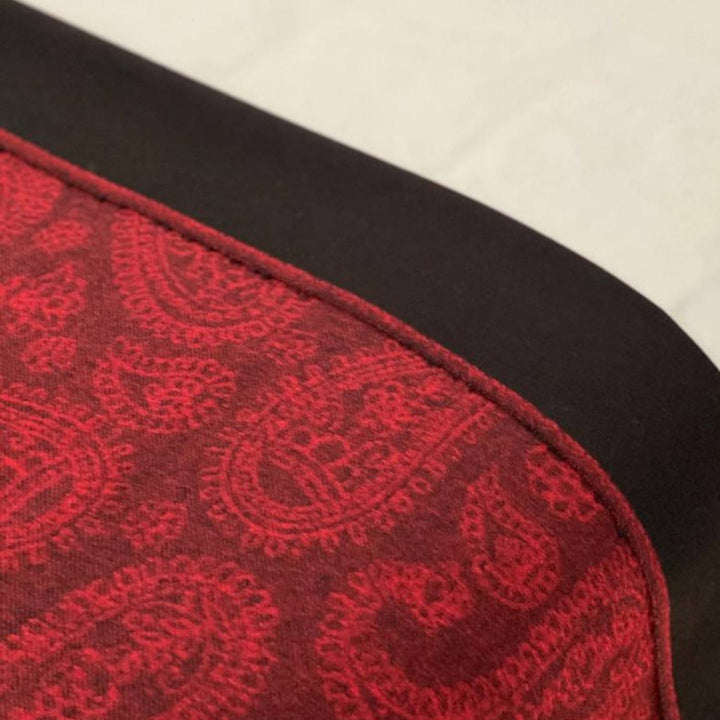 Luxury Red Paisley Cashmere Blanket