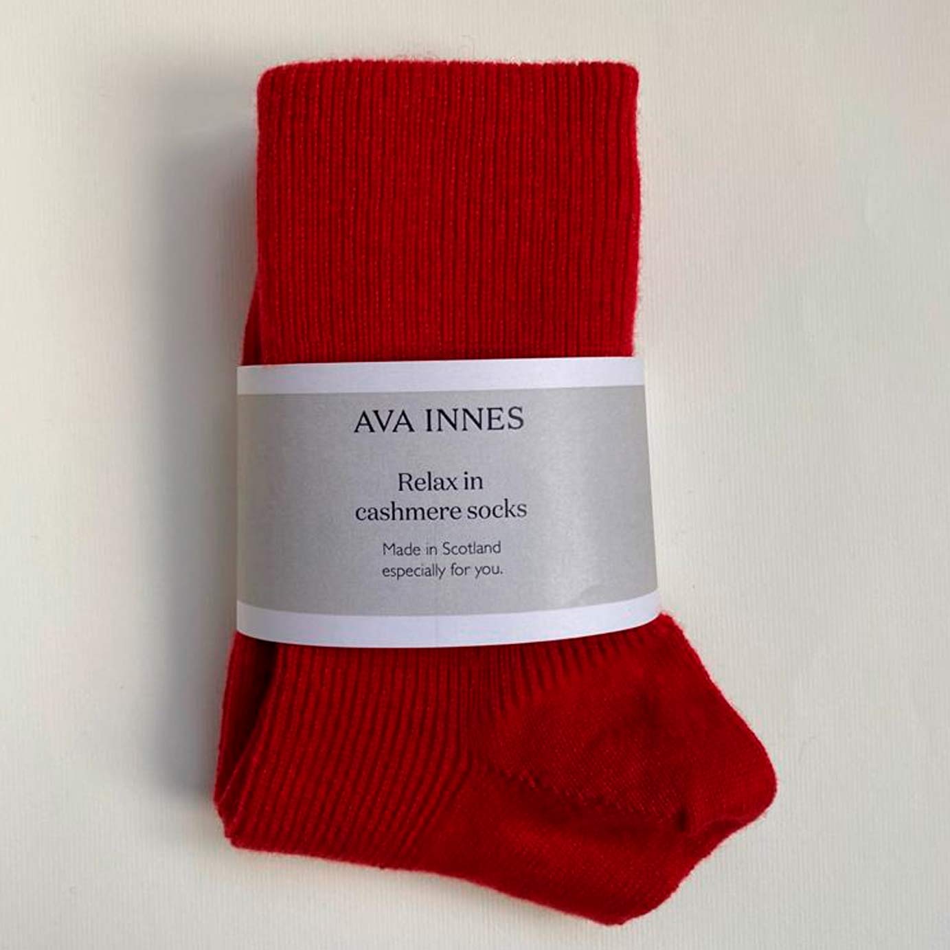 Set Of 3 Luxury Ladies Ribbed Cashmere Socks