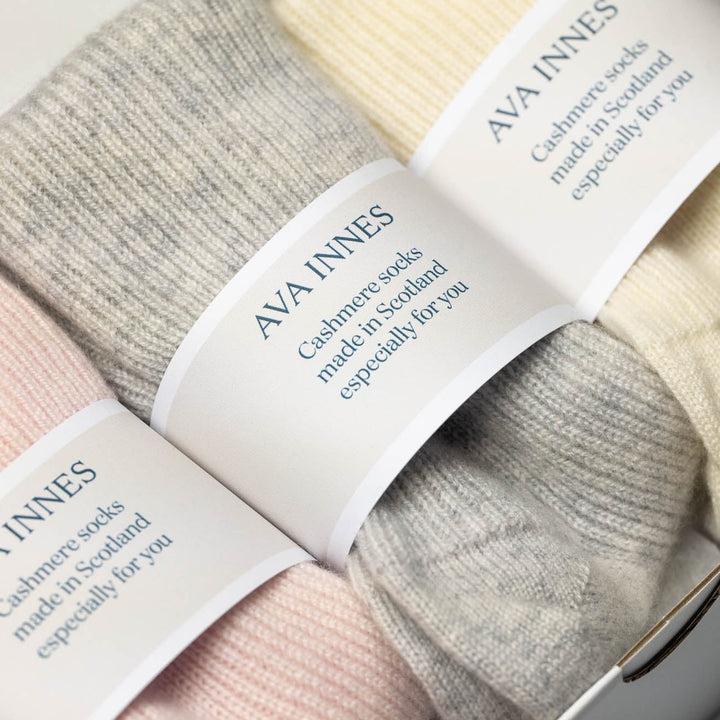 Set Of 3 Cashmere Women's Bed Socks