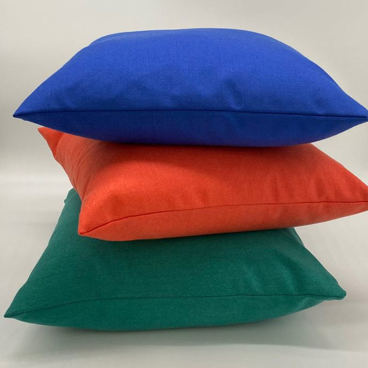 Burnt Orange Pure Wool Cushion | Made In The UK | Ava Innes
